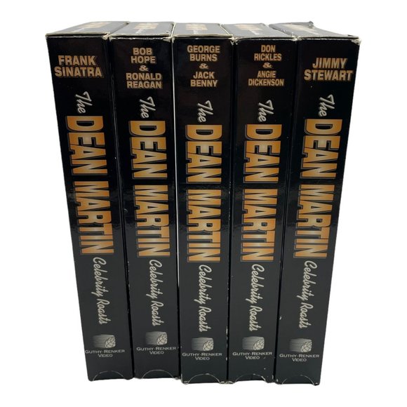 Dean Martin Celebrity Roasts VHS Lot of 5 Ronald Reagan Bob Hope Frank Sinatra + - Picture 10 of 11
